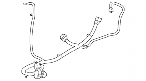 Проводка диффузора Chevrolet Malibu 13-14 hybrid
