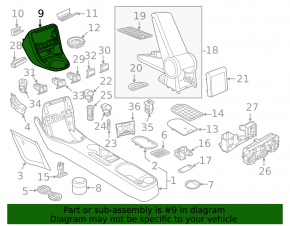 Накладка центральной консоли VW Beetle 12-17 черная, надлом креп
