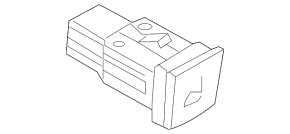 Кнопка блокировки багажника VW Passat b7 12-15 USA