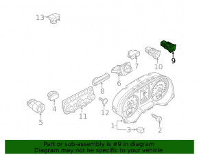 Кнопка блокировки багажника VW Passat b7 12-15 USA