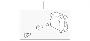 Кнопка задних птф Lexus IS200 IS300 99-05