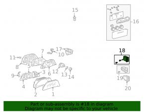 Кнопка задних птф Lexus IS200 IS300 99-05