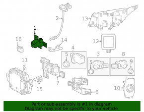 Cameră frontală Lexus RX 23-26 în grila radiatorului