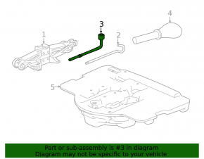 Ручка домкрата Honda Accord 18-22
