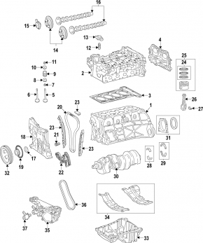 Pompa de ulei pentru motorul Mercedes GLC 16-19 2.0