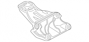 Кронштейн подушки двигателя правый BMW X5 F15 16-18 plug-in