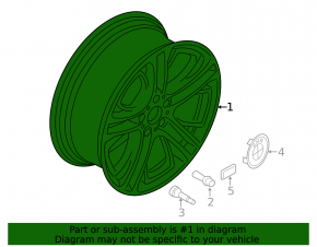Диск колесный R20x10J BMW X3 F25 11-17 310 стиль, M-Sport