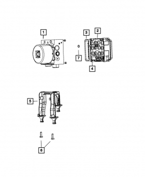 ABS АБС Chrysler 300 11-14