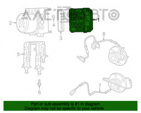 ABS АБС Chrysler 300 11-14