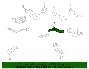 Воздуховод батареи Lexus GS450h 07-08 №4