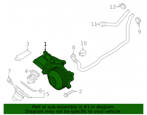 Помпа водяная BMW 3 F30 14-18 N47