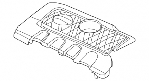 Накладка двигателя Nissan Sentra 13-19 1.8