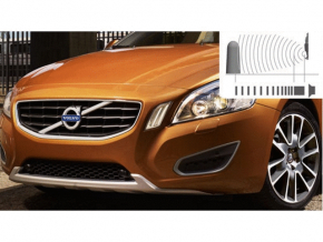 Нижняя решетка переднего бампера Volvo S60 14-18 рест