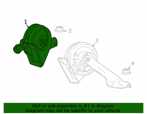 Сигнал low Chevrolet Bolt EUV 22-23 с кронштейном