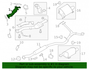 Приемная труба передняя Subaru Impreza WRX GH 08-14 2.5T