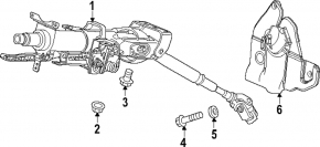 Рулевая колонка Honda Civic XI FE/FL 22-26