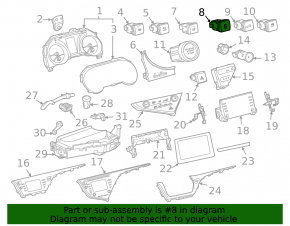 Кнопка отключения стабилизации Toyota Camry v70 18-24
