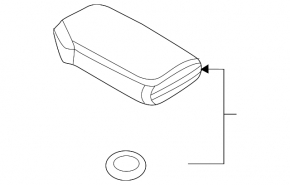 Ключ Kia Forte 19-21 4 кнопки