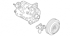 Компрессор кондиционера Ford Explorer 20-25 2.3T