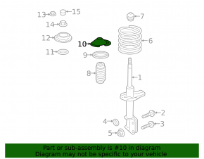 Опора пружины передняя левая Subaru Outback 15-19