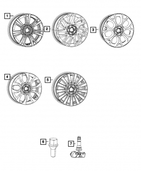 Диск колесный R17 Fiat 500L 14-19