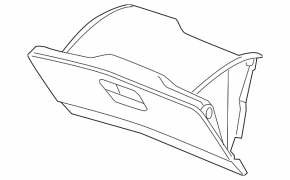 Перчаточный ящик, бардачок Honda CRV 12-14 сер