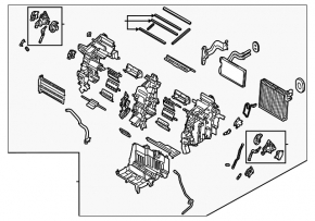 Печка в сборе кондиционер Hyundai Tucson 25-26 1.6T HEV