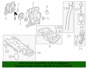 Болт крепления шкива коленвала Mercedes A-class V177 19-22