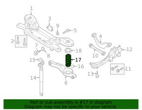 Пружина задняя левая Mazda3 MPS 09-13