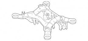 Подрамник задний Mercedes W164 ML X164 GL