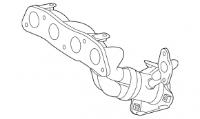 Коллектор выпускной Toyota Prius 30 10-15