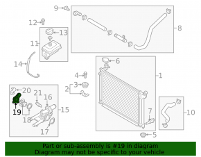 Capac termostat Hyundai Santa FE Sport 17-18 2.4