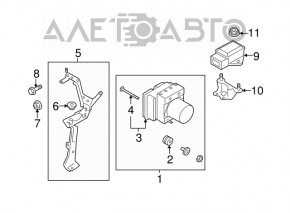 ABS АБС Subaru Forester 08-10 SH