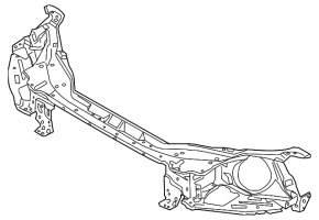 Планка телевизора верхняя Volvo XC60 10-17