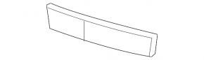 Grilă bară față stânga BMW 7 F01 11-15 Fără pachet M, modele 760, 740, închisă, Fără pachet M, 2013-15, semideschisă, Fără pachet M, modele 750, închisă