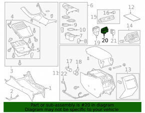 Кнопки переключения режимов Toyota Avalon 13-18