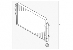 Radiator condensator aer condiționat Kia Sorento 10-15 2.4, 3.3