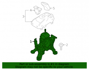 Шифтер КПП Mitsubishi Outlander 18-21 PHEV
