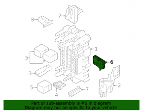 CONTROLLER ASSY-BCM Nissan Leaf 11-15