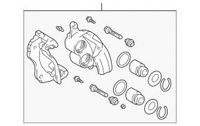 Suportul frontal stânga pentru Lexus IS200 IS300 99-05