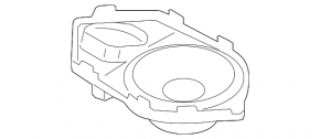 Динамик с пищалкой в торпеде BMW X3 G01 18-21 Harman Kardon