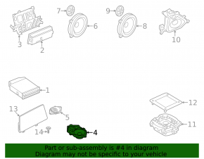 Динамик с пищалкой в торпеде BMW X3 G01 18-21 Harman Kardon