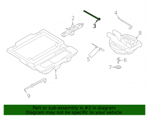 Ручка домкрата Subaru Outback 20-24