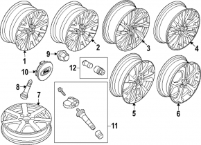 Запасное колесо докатка Ford Escape MK4 20-26 R17 155/70, литье