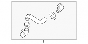 Furtun de răcire superior Hyundai Santa FE 21-23 2.5