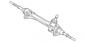 Рейка рулевая Lexus RX350 RX450h 16-22