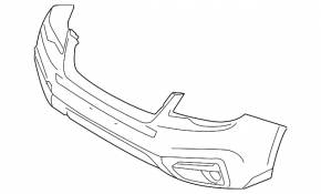 Bara fata nuda Subaru Forester 17-18 SJ rest