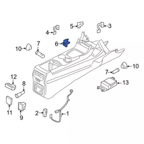 Кнопка ручного тормоза Ford Edge 15-18