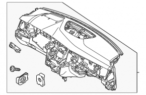 Bord Volvo XC90 25-26 Tip 2 cu Airbag, Negru
