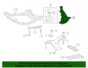 Цапфа передняя правая Toyota Camry v70 18-24 SE\XSE
